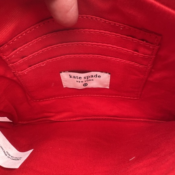 Kate Spade NY X Target Red "Going To Target" Beaded Clutch New With Tags - Picture 8 of 8